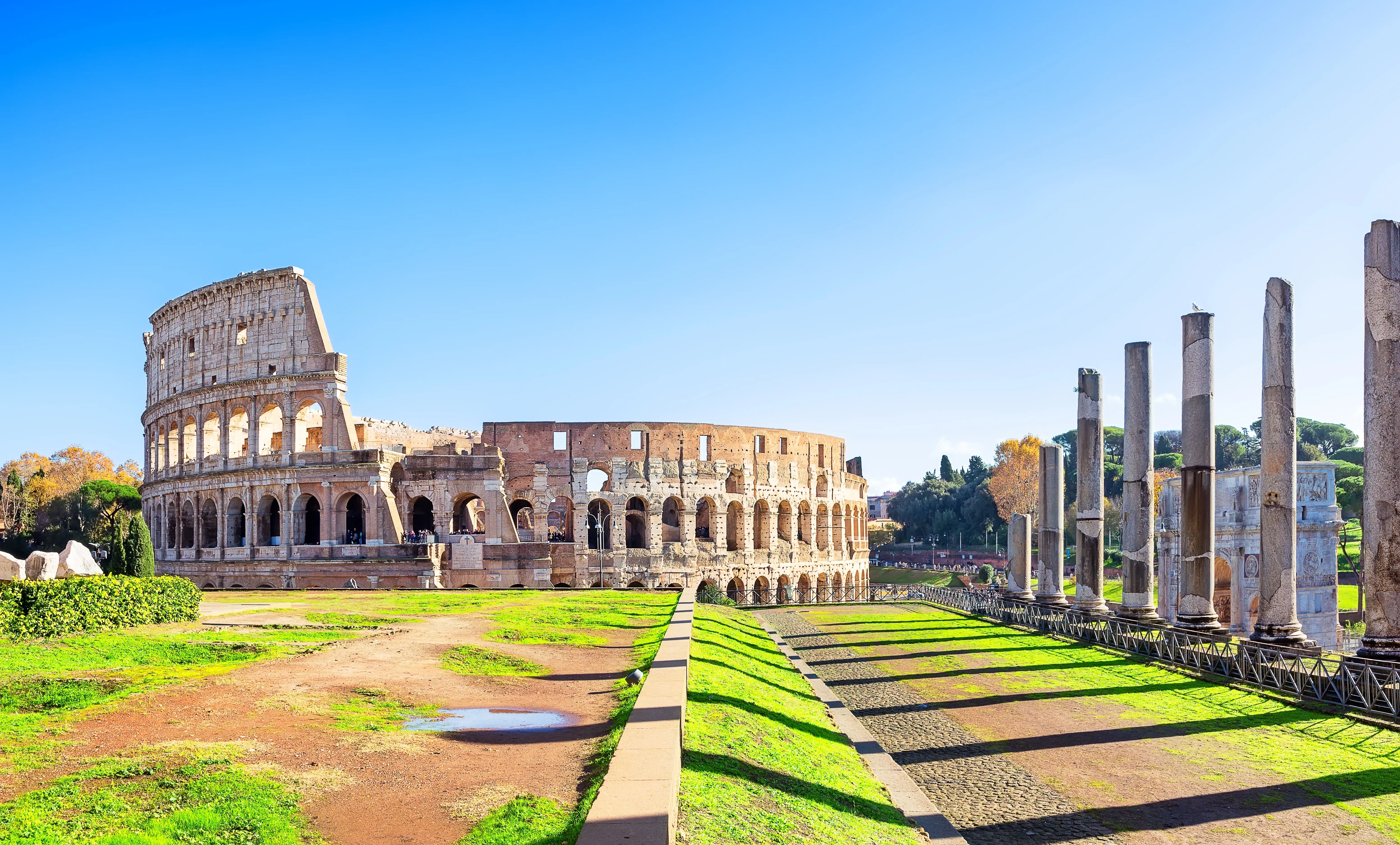 Colosseum and Roman Forum